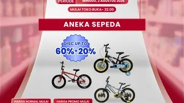 Beli Sepeda di Transmart Full Day Sale Mulai Rp 1 Juta, Simak Detail Promonya