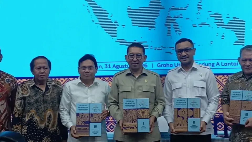 Libatkan 123 Pakar, Fadli Zon Rilis 5 Jilid Buku Sejarah RI