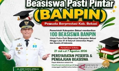 Beasiswa Banpin Bekasi Kembali Dibuka, 100 Pemuda Berprestasi Berpeluang Kuliah Penuh