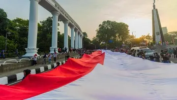 Festival Merah Putih 2026 di Bogor, Bendera 500 Meter Dibentangkan di Jalur SSA