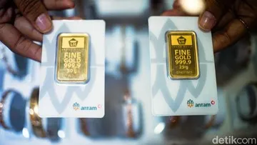 Harga Emas Antam Melonjak ke Rp 2.690.000 per Gram