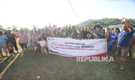 TelkomGroup Salurkan Bantuan Kemanusiaan Rp 1,3 Miliar untuk Korban Gempa NTT