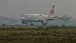 Kabut Asap Kebakaran Hutan dan Lahan Selimuti Palangka Raya