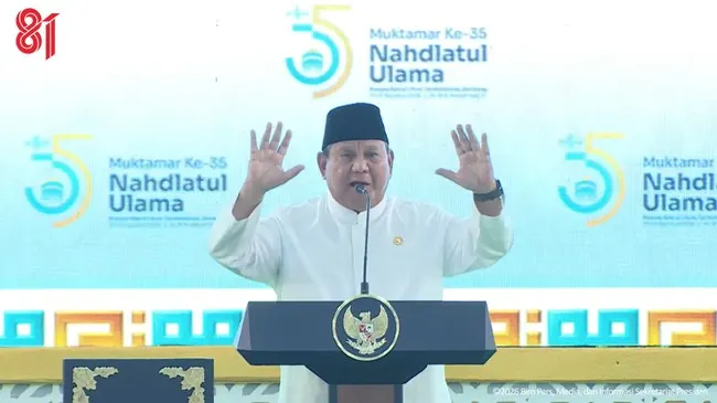 Prabowo Janji Pesantren dan Sekolah NU Dapatkan Bantuan 4 Layar Interaktif Panel Per Kelas