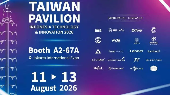 Taiwan Pavilion Siap Hadirkan 20 Merek Inovatif di Indonesia Technology & Innovation 2026