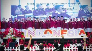 Siswa Sekolah Rakyat Buka Peringatan HUT RI ke-81 di Kementerian Sosial