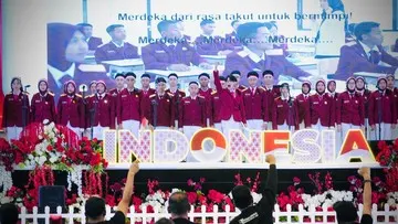 Siswa Sekolah Rakyat Buka Peringatan HUT RI ke-81 di Kementerian Sosial