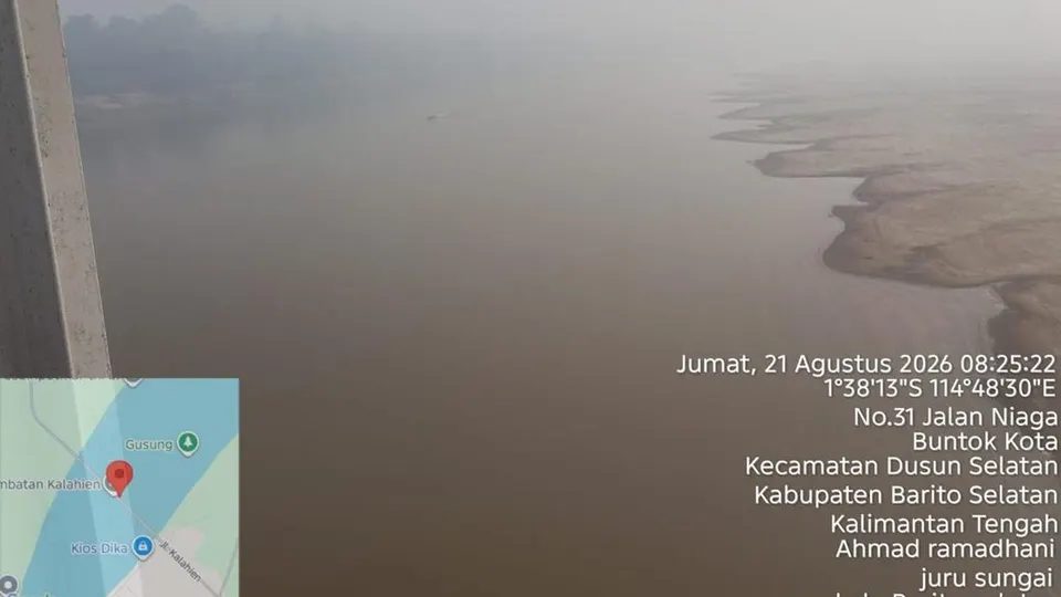 Kementerian PU Pastikan Alur Sungai Barito Tetap Bisa Dilalui Kapal