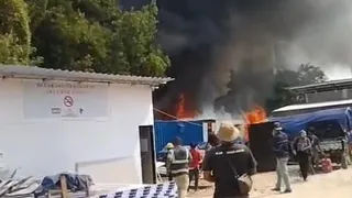 Kebakaran Bedeng Logistik Dekat RS PIK Padam, Diduga Akibat Korsleting