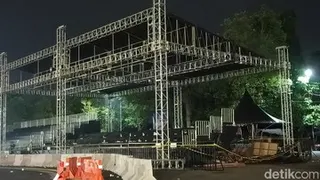 Tribun VIP Kejurnas Drift Purwokerto Ambruk Melukai Puluhan Penonton