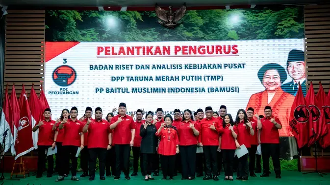 Fokus Rangkul Generasi Muda, PDI Perjuangan Lantik Pengurus Taruna Merah Putih