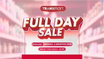Pesta Diskon Transmart Full Day Sale 2 Agustus 2026, Dapatkan Potongan Harga hingga 50% + 20%