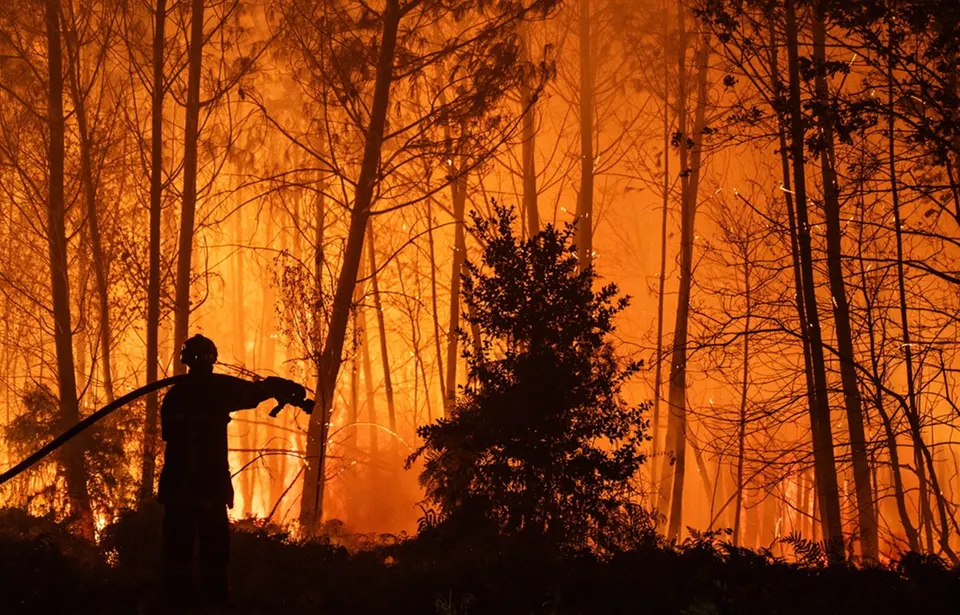 Kebakaran Hutan Dahsyat di Prancis dan Spanyol Paksa Ratusan Ribu Warga Mengungsi
