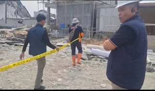 Polda Jawa Tengah Olah TKP Kebakaran Gudang Limbah di Brebes