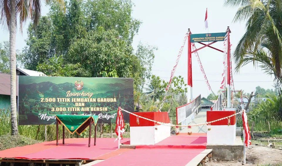 Jembatan Garuda Permudah Akses Warga Pinggiran Banjarmasin-Banjar