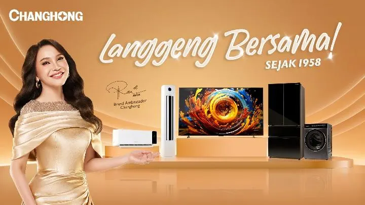 Changhong Tunjuk Rossa Sebagai Brand Ambassador Kampanye Langgeng Bersama