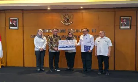 Jasindo Bayar Klaim Perdana Asuransi BMN Rp17,6 Miliar Lewat Skema Pooling Fund Bencana