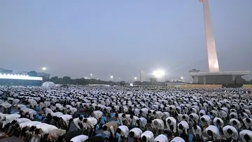 Ketua MPR Hadiri Zikir dan Doa Kebangsaan di Monas, Sampaikan Harapan Persatuan Bangsa