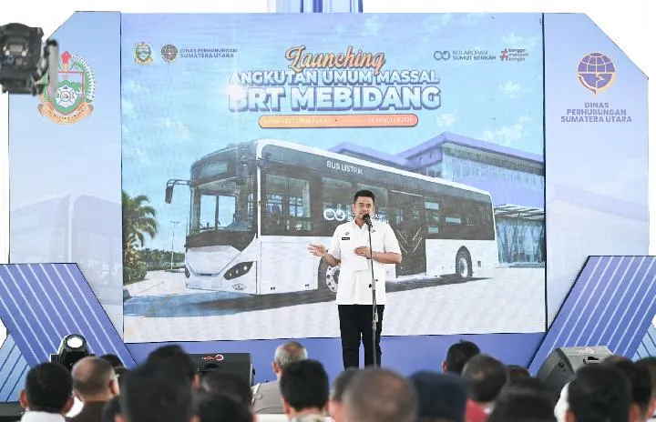 Gubernur Sumut Resmikan Uji Coba BRT Mebidang Rute Medan-Binjai-Lubukpakam
