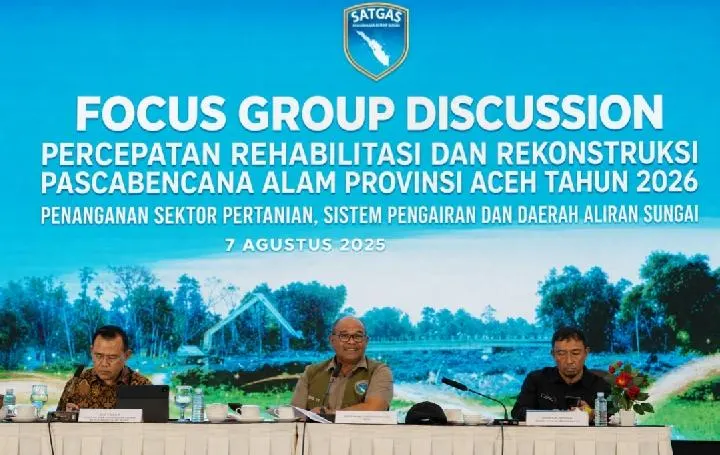 Satgas PRR Dorong Integrasi Pemulihan DAS, Irigasi, dan Lahan Sawah di Aceh