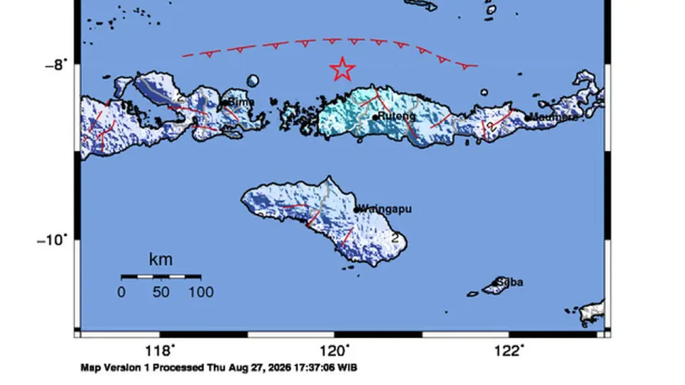 Gempa Magnitudo 5,2 Guncang Labuan Bajo, BMKG Sebut Tidak Berpotensi Tsunami