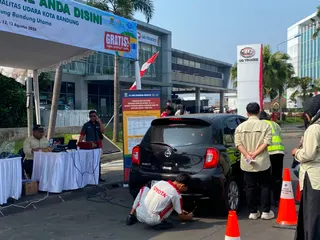 Pantau Kualitas Udara, DLH Kota Bandung Gelar Uji Emisi Gratis