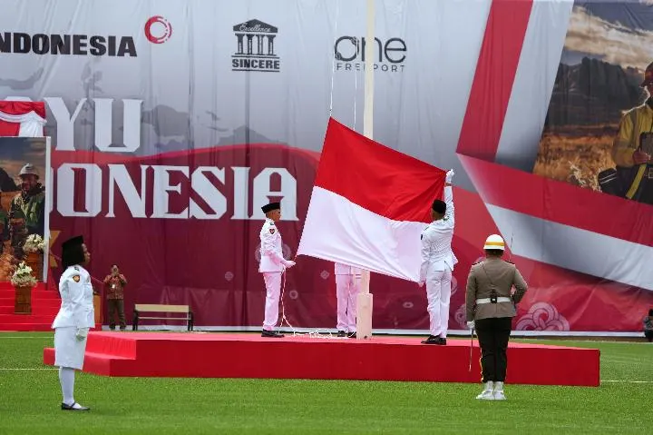 Rayakan HUT ke-81 RI, PTFI Serukan Semangat Bangkit Bersama dari Indonesia Timur