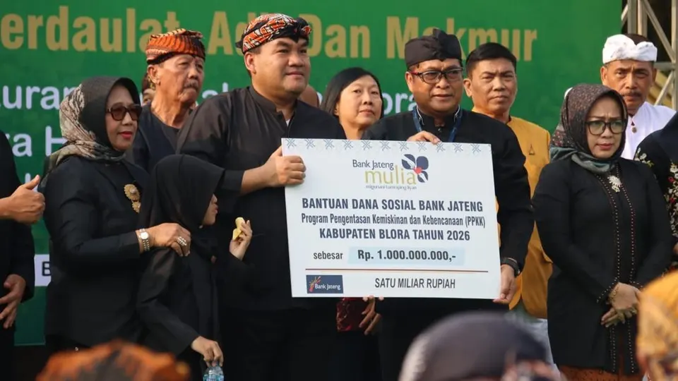 HUT ke-81 RI, Tradisi Sedekah Blora Kumpulkan 15.540 Sega Berkat