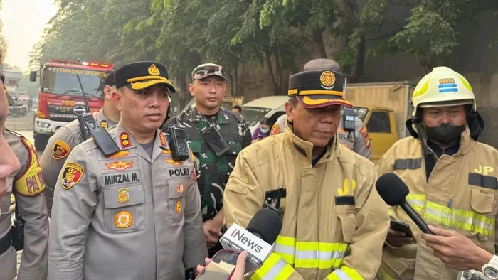 Polisi Selidiki Penyebab Kebakaran Permukiman di Gambir Jakarta Pusat