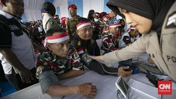 Warga Padati Layanan Kesehatan dan Sembako Gratis di Apel Kebangsaan Monas