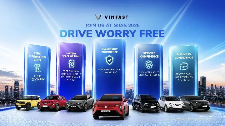 VinFast Usung Strategi Drive Worry Free di GIIAS 2026 dengan Deretan EV Baru dan Program Kepemilikan Menarik