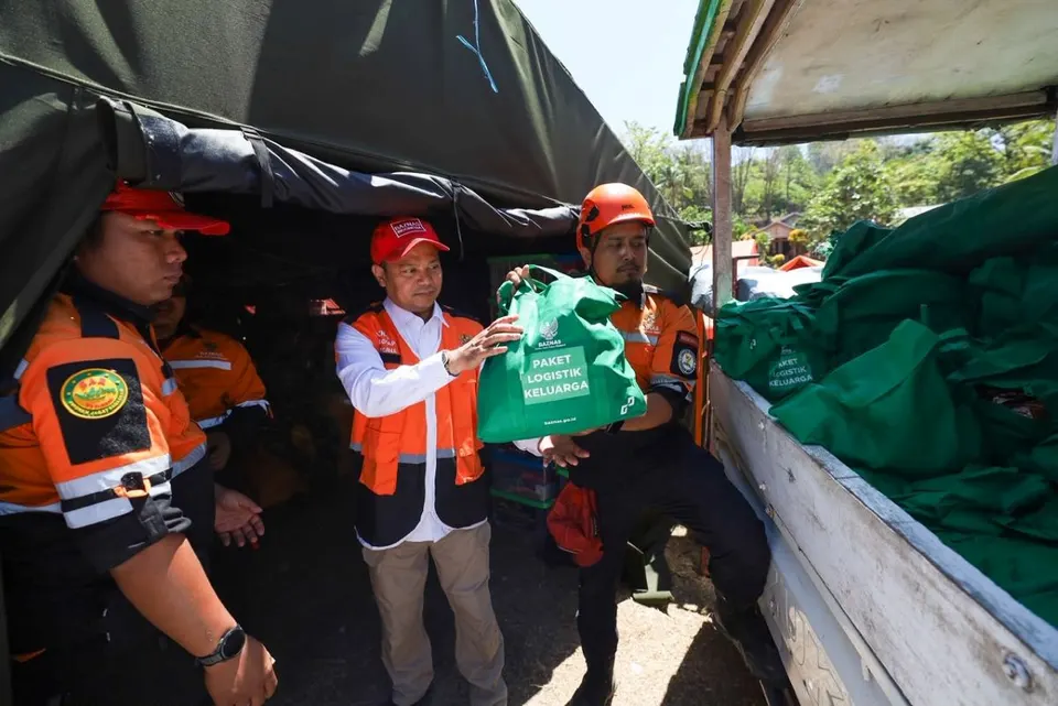 Baznas Salurkan 500 Paket Logistik untuk Korban Gempa NTT