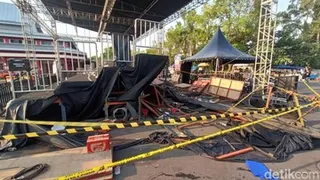 Polisi Periksa Sepuluh Saksi Terkait Ambruknya Tribune Kejurnas Drift di Banyumas