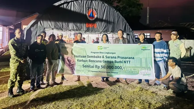 Gempa Magnitudo 7,7 Guncang NTT, Pegadaian Salurkan Bantuan ke Enam Kabupaten