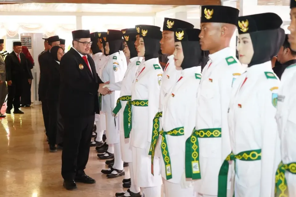 Kukuhkan Paskibraka, Mas Dhito, Jadilah Contoh & Jaga Pancasila