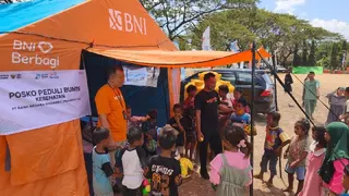 BNI Hadirkan Layanan Kesehatan dan Trauma Healing bagi Korban Bencana di NTT