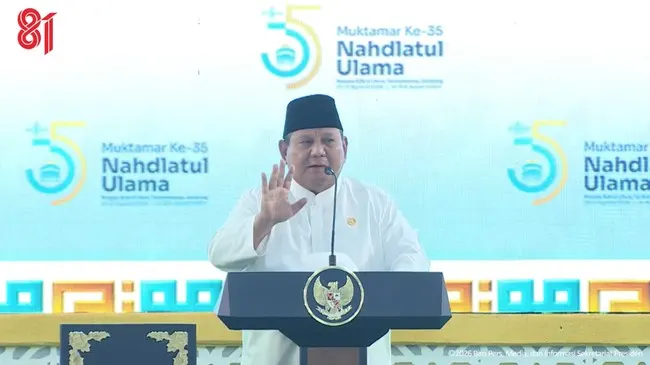 Prabowo Respons Harapan Ketum PBNU untuk Buka Muktamar NU 2031