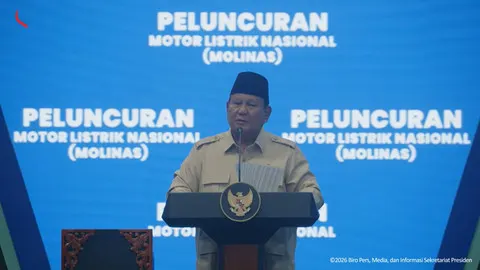 Presiden Prabowo Luncurkan Motor Listrik Nasional di Bekasi dan Singgung Pajak Karbon