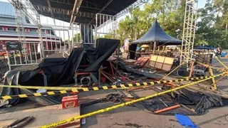 Petaka Selebrasi Lempar Kaus Berujung Robohnya Tribun Kejurnas Drift di Purwokerto