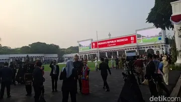 Sejumlah Ketua Umum Parpol Hadiri Upacara HUT RI ke-81 di Istana, Megawati dan Surya Paloh Absen