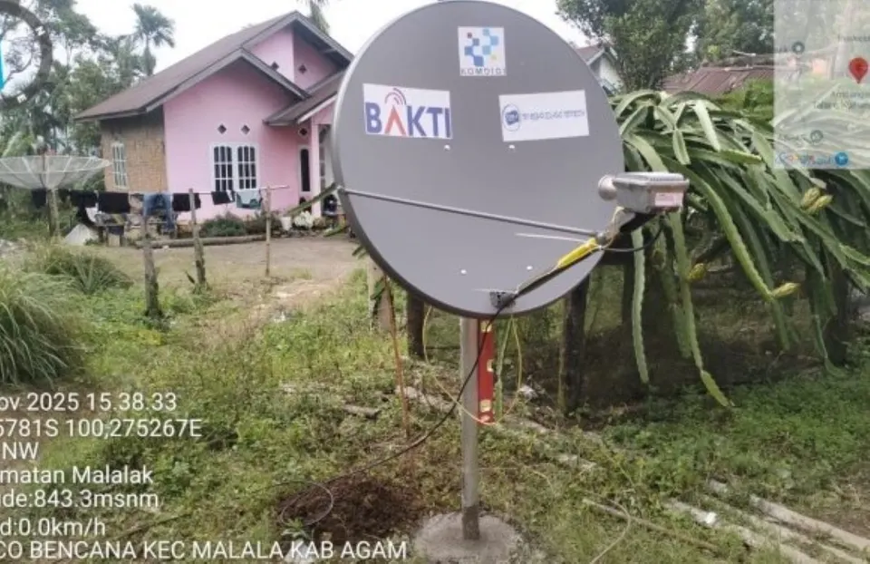Komdigi Sediakan 10 Titik Internet Satelit Satria-1 di Wilayah Banjir Sumatra