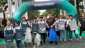 Langkah Nyata ANTAM Tekan Emisi Karbon Lewat Jalan Santai Nirsampah