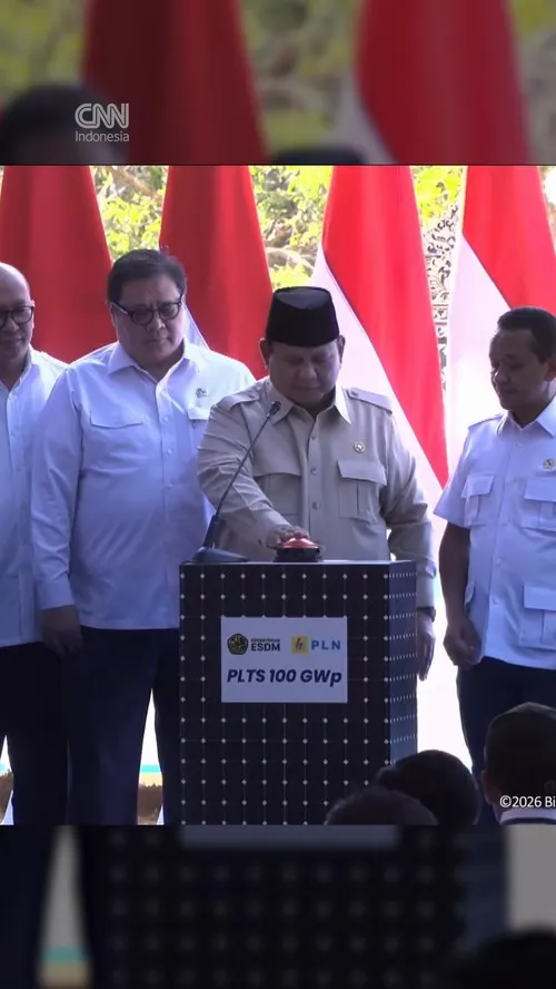 Prabowo Luncurkan Program PLTS 100 GWp di Jembrana Bali untuk Capai Swasembada Energi