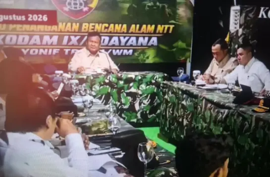 Presiden Prabowo Tinjau Korban Gempa M 7,7 di Nagekeo NTT, Targetkan Penanganan Selesai Dua Pekan