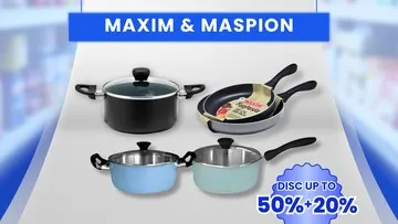 Peralatan Masak Maxim dan Maspion Turun Harga Drastis di Transmart Full Day Sale