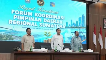 Mendagri Dorong Forkopimda Sumatera Solid Jaga Pertumbuhan Ekonomi
