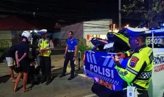 Tekan Balap Liar, Satlantas Polresta Banjarmasin Tindak 20 Pelanggar Lalu Lintas