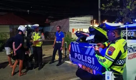 Tekan Balap Liar, Satlantas Polresta Banjarmasin Tindak 20 Pelanggar Lalu Lintas