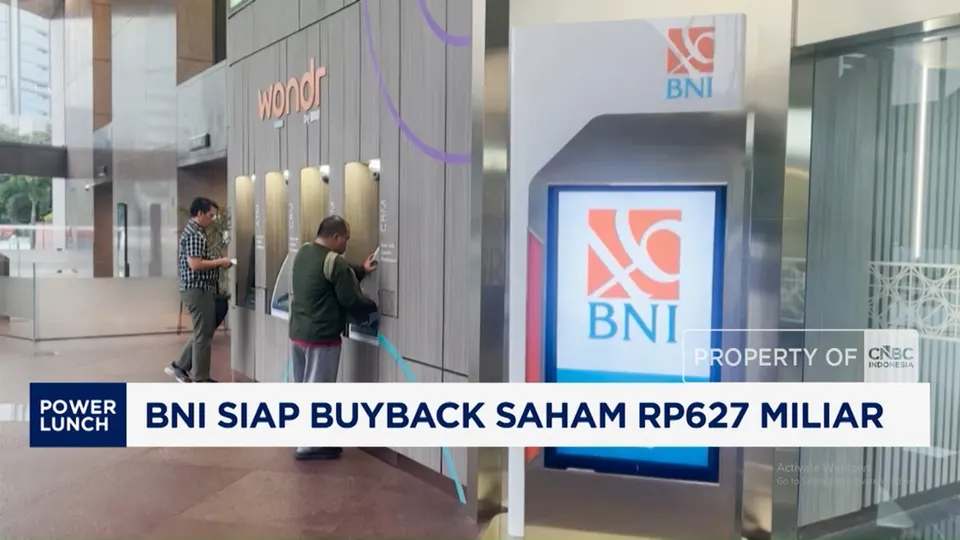 BNI Berencana Lakukan Buyback Saham Kedua Tahun Ini dengan Anggaran Maksimal Rp627 Miliar
